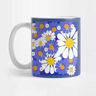 retro flower pattern Mug